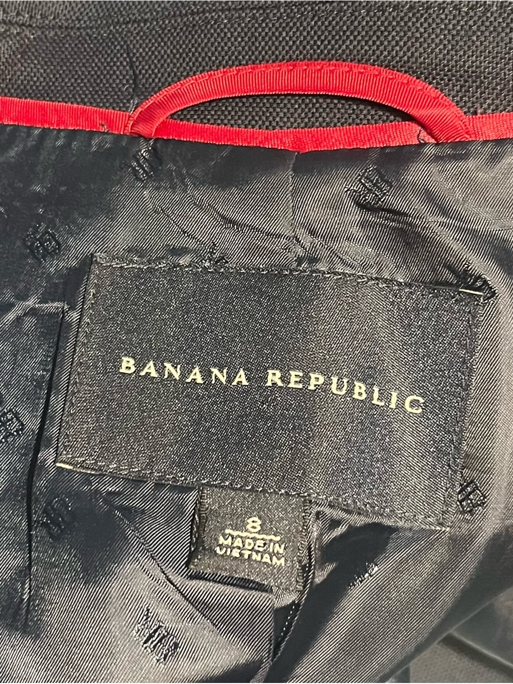 Vintage Banana Republic Navy Nautical Blazer Cotton Lined 2012 Coastal Ivy Size - Picture 5 of 9